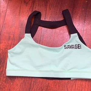 Savage barbell sports bra